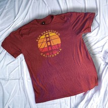 San Francisco California, Souvenir T-Shirt, L, Red, Graphic, Golden Gate... - £16.21 GBP