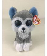 Ty Beanies Boos Babies Ty Silk Slush Husky Dog Plush Stuffed 7&quot; Toy 2017... - $14.80