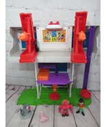 TEEN TITANS GO! Tower playset Imaginext Silkie Robin 2016 Fisher Price +... - £62.12 GBP