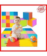 Non-Toxic 12x12 Interlocking Foam Floor Mat - Educational Play for All Ages - $899.23 MXN
