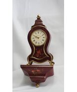 Vintage Mantel Top Swiss Prexim Hand Painted 10" Wind-up Alarm Clock 15 ... - $450.00
