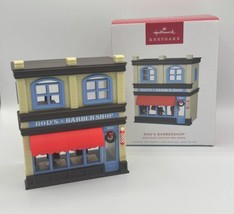 Hallmark Keepsake Ornament 2024, Nostalgic Houses and Shops Rod&#39;s Barbershop - £9.42 GBP