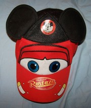 Walt Disney Lightning McQueen Cap w/Mickey Mouse Club Ears-Size Youth-54... - $11.75