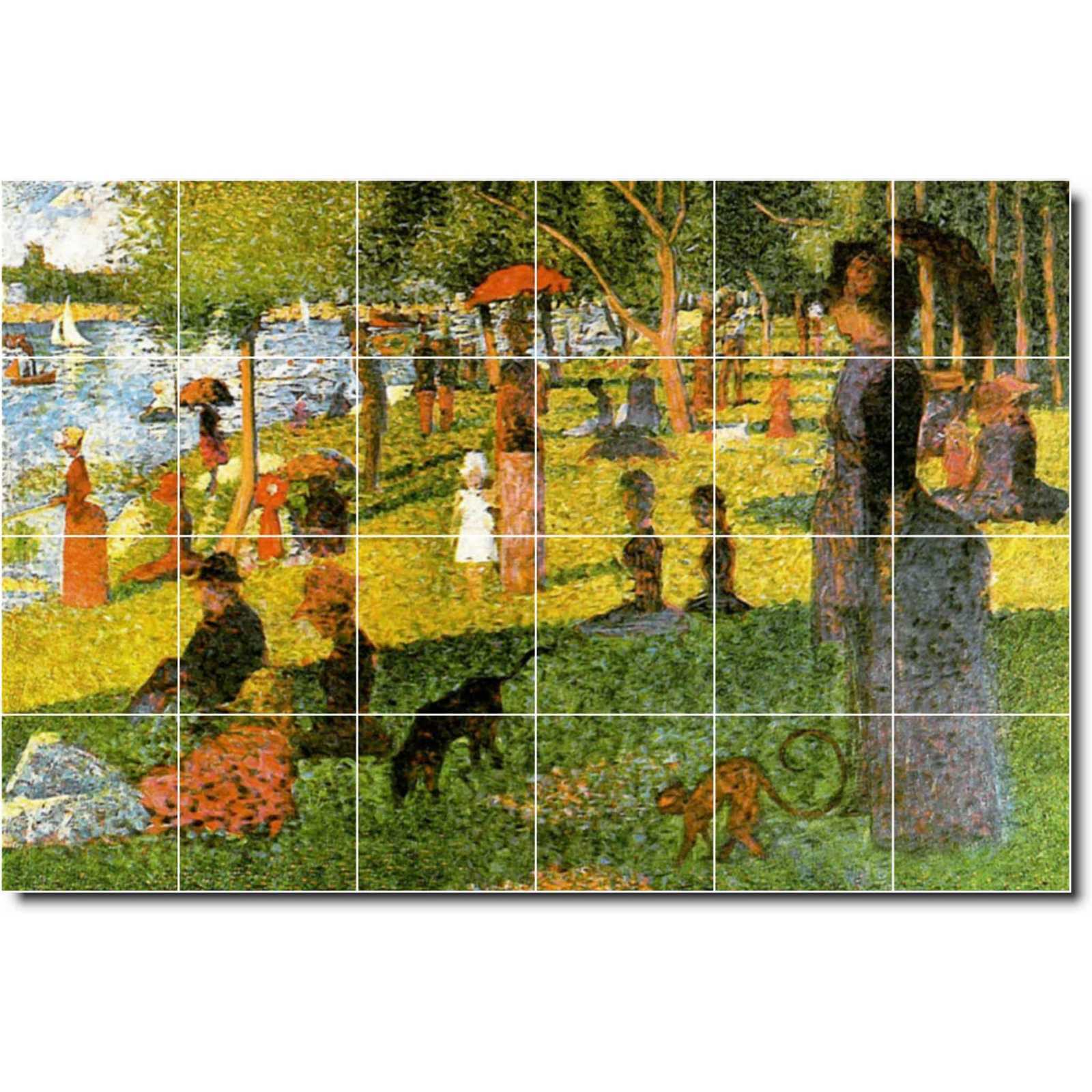 Seurat georges sunday afternoon on the island of la grande jatte