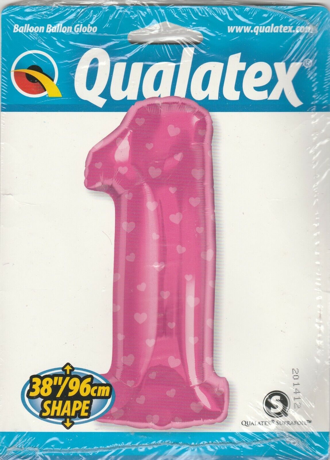 Qualatex 38 Inch Number Balloon - One Metallic Pink Foil Balloon  ~ ranjacuj - $9.41