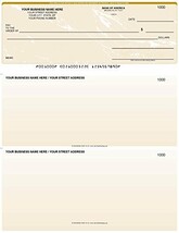 ABC Printed Business Checks QuickBooks on Top, Gold Marble - 100 Sheets - £41.21 GBP