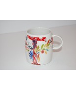 Anthropologie  Starla Halfmann Coffee or Tea Mug Letter T Petal Palette ... - £7.63 GBP