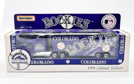 Matchbox 1994 Limited Edition Colorado Rockies Inaugural Season Hauler - $36.77