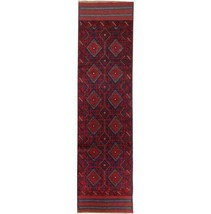 Luxurious 2x8 Hand-Knotted Tribal Mashwani Runner B-79871 - £221.64 GBP