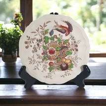 Hampshire Royal Doulton Vintage Bread Bone Plate Flowers Fruit Bird Coll... - £11.11 GBP