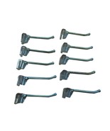 (10) Metal Peg Hooks With Plastic Mounts 22-3329 New! - £10.88 GBP