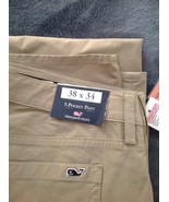 Vineyard Vines Men&#39;s 38x34 Tan Performance 5 Pocket Pants - New With Tags - $138.74 CAD