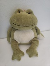 2006 Ty Classic Kissed Frog Prince Plush Stuffed Animal Green Gold Crown Floppy - £15.67 GBP