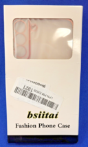 bsiitai Phone Case Galaxy 21 Compatible - Clear with Pink Edges - $9.89