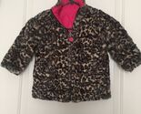 Me Jane Toddler Girls Leopard Print Full Zip Jacket Coat Size 24 Months - $19.00