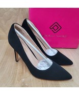 Dream Pairs Womens Pumps Size 8 M Suede Shoes Black Faux Christian - $37.87