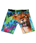 Ethika the Staple JABARI Allover Print Cougar w/Green Fangs Long Boxers ... - $24.99