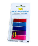 Post-it Pattern Collection Organize W/ Stylish Flags 0.47x1.7in. ShipN24... - £8.79 GBP