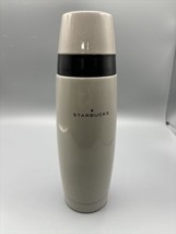 Starbucks 2005 16 Ounce Thermos Lite Gray Stainless Steel Lined Good Con... - $14.61