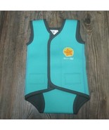 BBLUV CLUB Baby Swim Vest Wrap Wetsuit 0-6 Months Aqua/Gray Neoprene SPF... - $15.83