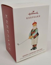 Hallmark Good-Looking Golfer Santa Ornament Dated 2019 - £13.52 GBP