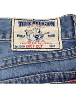 True Religion Men’s 34 Denim Cutoff Shorts USA Made Y2K Raw Hem Distress... - $696.79 MXN