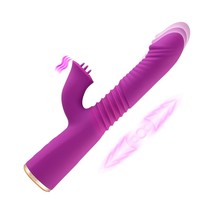 Conner Vibrating Telescopic Vibrator Vagina Clitoris Stimulation Dildo Massager - £51.95 GBP
