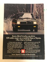 1990s Isuzu Diesel Truck Vintage Print Ad Advertisement  pa31 - £6.31 GBP