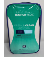 Tempur-Pedic QUEEN Mattress Protector Fresh &amp; Clean NEW Waterproof Spill... - £70.76 GBP