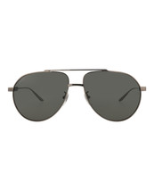 Aviator-Frame Metal Sunglasses Men Grey One Size - $202.35