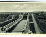 Twin Flight Welland Ship Canal Thorold Ontario Postcard With 10 Pull Out... - £23.86 GBP