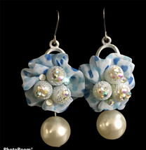 Vintage Faux Pearl Dangle Earrings - £9.59 GBP