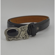 Rare Leather Belt William Taylor A WM. Taylor Design Indiana Metal Craft 1976 - $43.00