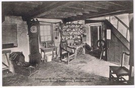 Postcard Interior McKinley&#39;s Cottage Franco-British Exhibition London 1908 - £3.81 GBP