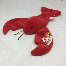 Ty Beanie Babies Lobster Original Plush Stuffed Animal Retired W Tag June 19 199 - £16.02 GBP