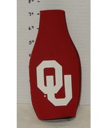 Oklahoma University OU Sooners Bottle Koozie Coozy Koozy Red White - $9.85