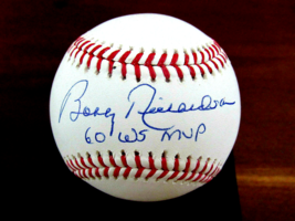 Bobby Richardson 1960 Ws Mvp 1961 Yankees Auto Signed Baseball Oml Tristar Gem - £92.78 GBP