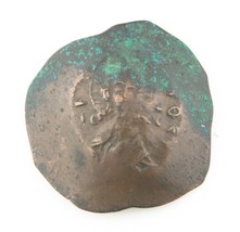 1195-1203 east Roman Byzantine Billon Aspron Trachy VF Alexius III Angelos BMC#5 - £61.50 GBP