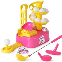 Girl Golf Toys Set For 3 4 Year Olds, Toddler Outdoor Sport Gift, Kids P... - £43.14 GBP