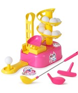 Girl Golf Toys Set For 3 4 Year Olds, Toddler Outdoor Sport Gift, Kids P... - £43.14 GBP