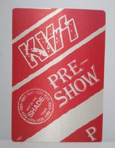Kiss Backstage Pass Original 1990 Hot In The Shade Cloth Fabric Hard Roc... - £17.12 GBP