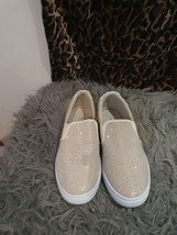 Women Shoeroom Slip On Round Toe Casual Summer Canvas Pump Shoes Size 41 - £10.55 GBP