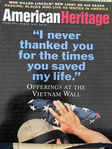 American Heritage February March 1995 Vietnam Wall Lincoln Malcolm X Conway Caba - £9.96 GBP