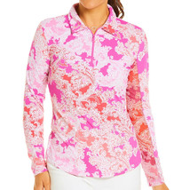 Nwt Ladies Ibkul Pascha Pink Coral Long Sleeve Polo Golf Shirt S M L Xl &amp; Xxl - £51.35 GBP