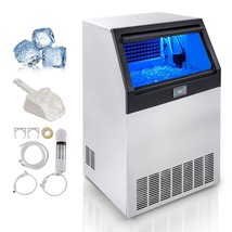 VEVOR Commercial Ice Maker, 265lbs/24H, Ice Maker Machine, 126 Ice Cubes in 12-1 - $25,181.99 MXN