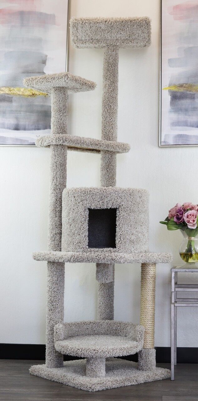 PREMIER CAT HOUSE TOWER-72" TALL-FREE SHIPPING IN THE U.S. - £199.17 GBP