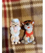 1988 Disney Oliver and Company Rubber Finger Puppets Lot Of 2 Vintage  - $111.29 MXN