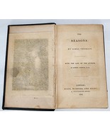 1836 Poetry Book The Seasons by James Thomson London Mini Edition Antique - £195.80 GBP