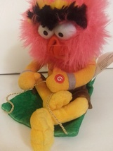 Muppets Animal Wobblin Toboggan Animated Plush Approx 7&quot; by 7 &quot; Tush Tags ONLY - £39.90 GBP