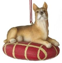 Boxer Family Dog on Bed Christmas Ornament - $12.85